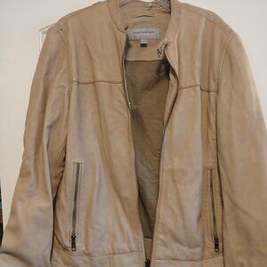 Marc New York Tan Leather Jacket
